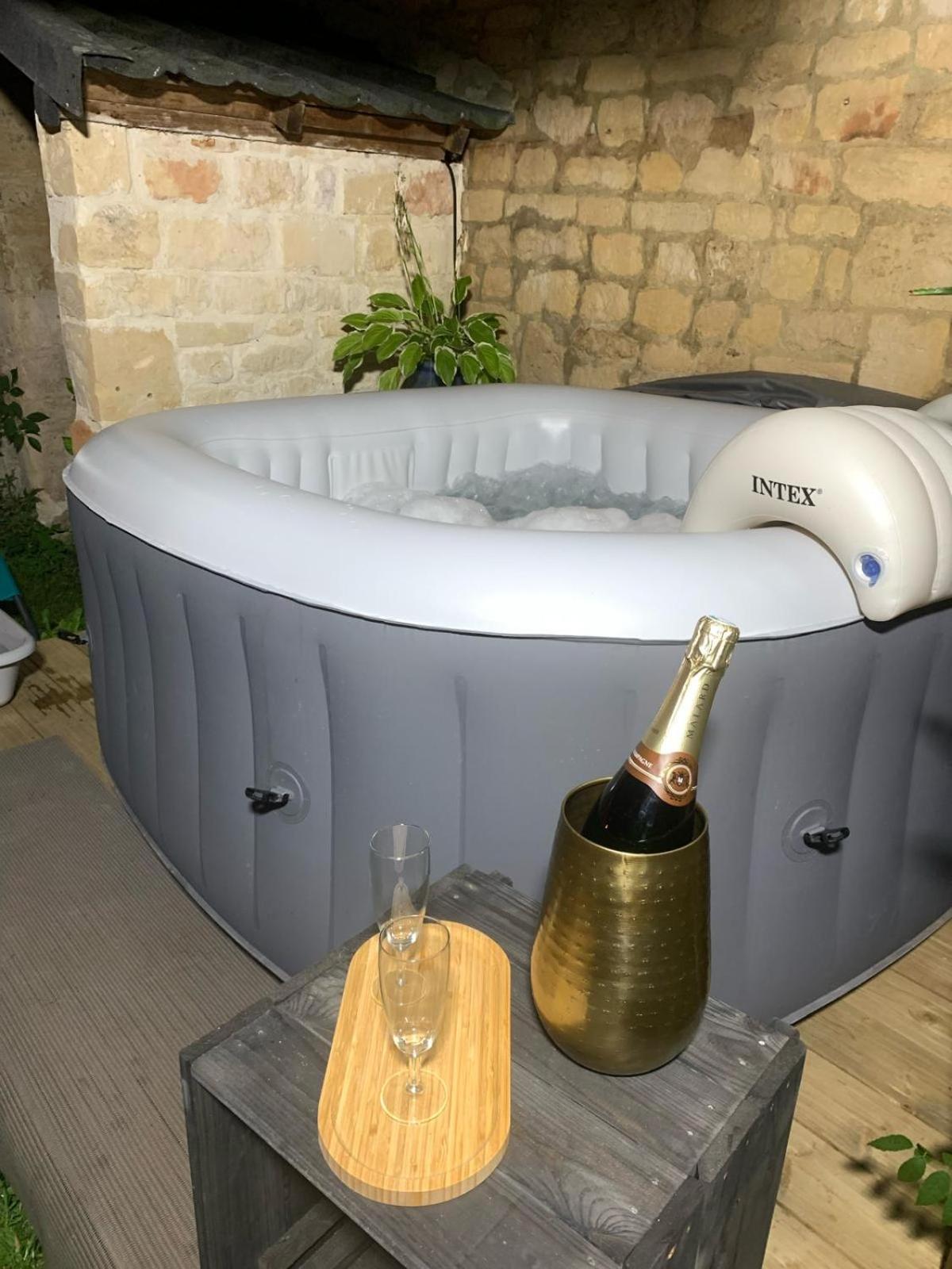 Bulles Et Belle Etoile Spa Proche De Caen Sainte-Croix-Grand-Tonne Exterior foto